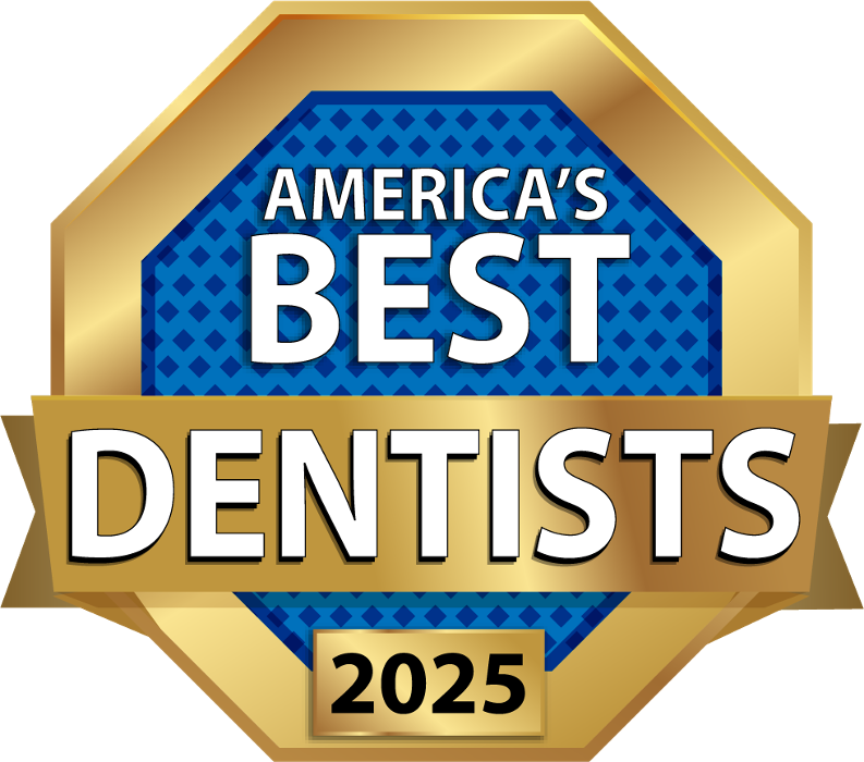 Americas best dentists 2025 logo