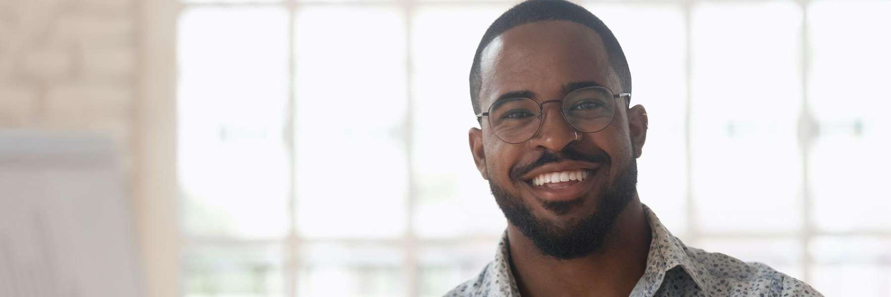 south charlotte man smiling after laser dentistry treatment