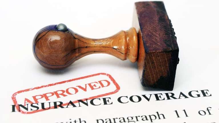 Approved insurance coverage