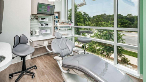 Inside view of dental wellness of charlotte office